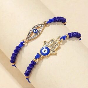 2pcs Mystic Devils Eye Beaded Bracelet